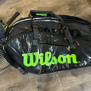 Wilson super tour 3 tennis bag